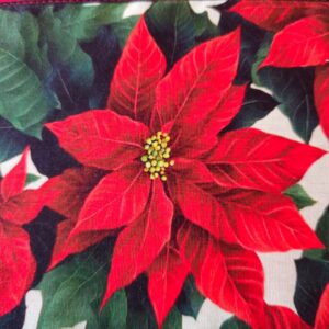 Estampa Natal Flor do Divino Sacaria Flame - Pano de Copa (55x73cm)